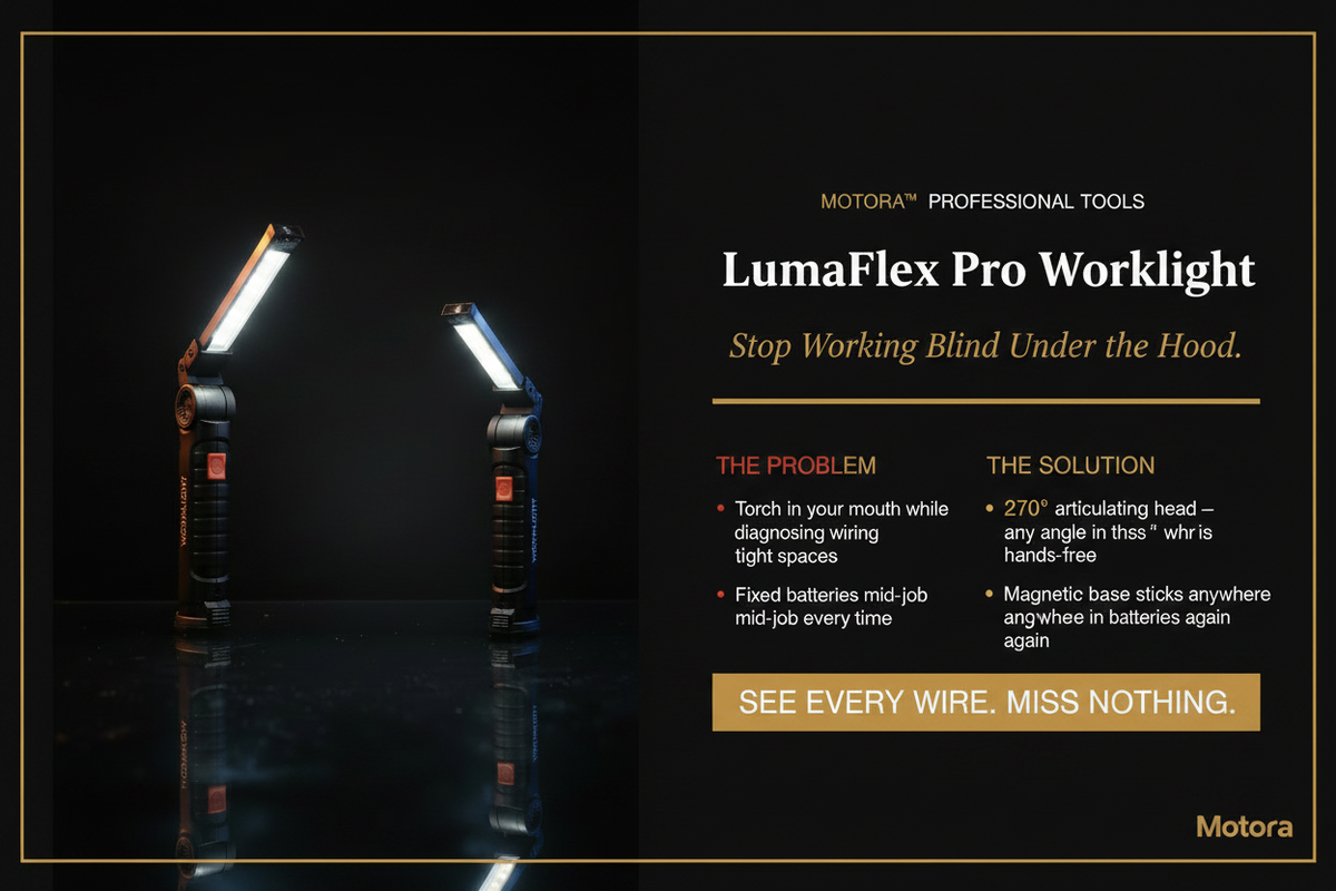 Auto Electrician Starter Pack - LumaFlex Pro Infographic