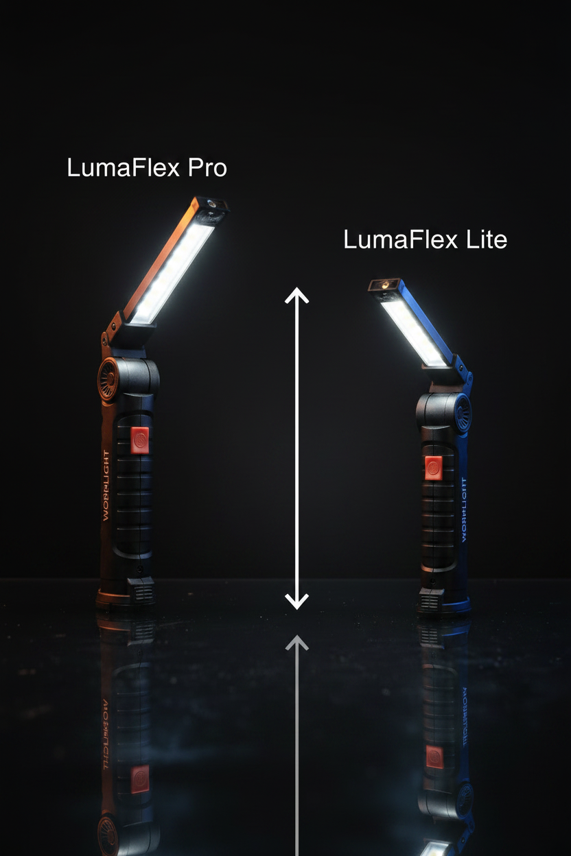 LumaFlex Pro vs Lite - Size Comparison