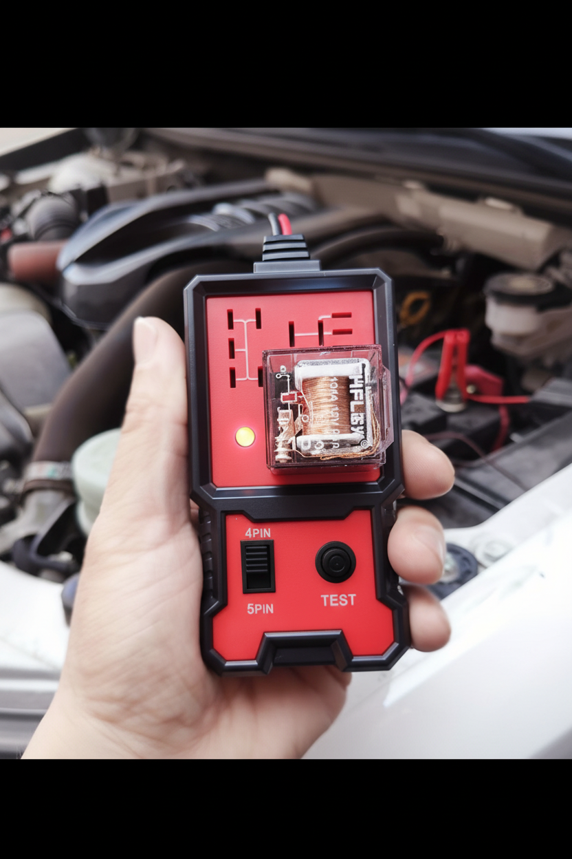 Premium Hand-Held Relay Tester - Engine Bay